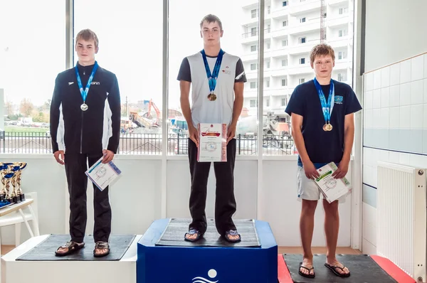 PERM REGION CHAMPIONSHIP SWIMMING — Stock Photo, Image