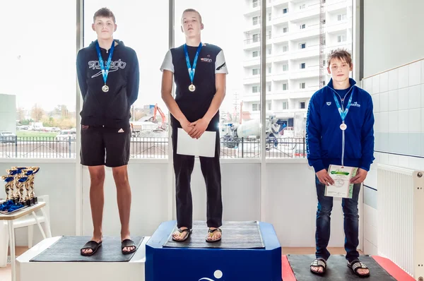 PERM REGION CHAMPIONSHIP SWIMMING — Stock Photo, Image