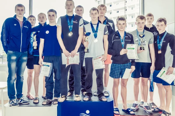 PERM REGION CHAMPIONSHIP SWIMMING — Stock Photo, Image