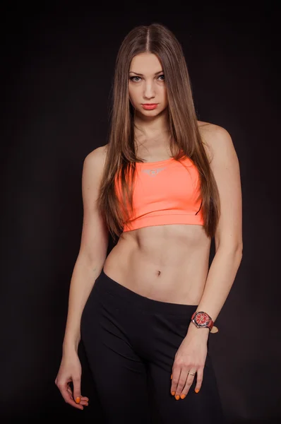 Giovane atleta ragazza — Foto Stock