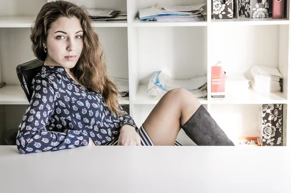 sexy girl in the office
