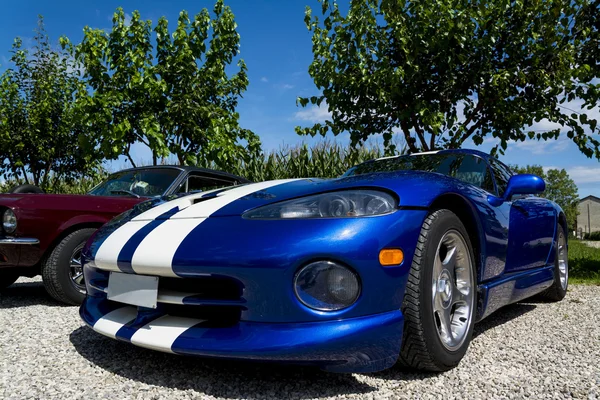 Sportive usa car: dodge viper — Stock Photo, Image