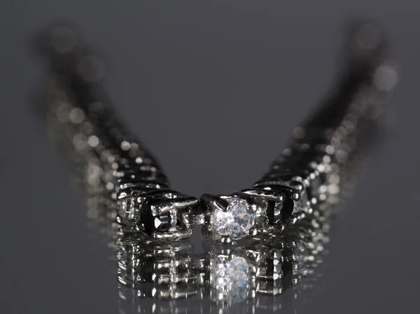 Bracciale con diamante — Foto Stock