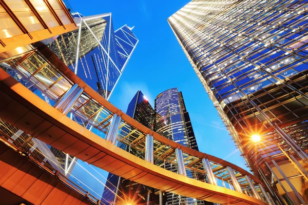 Hong Kong 'daki modern ofis binaları