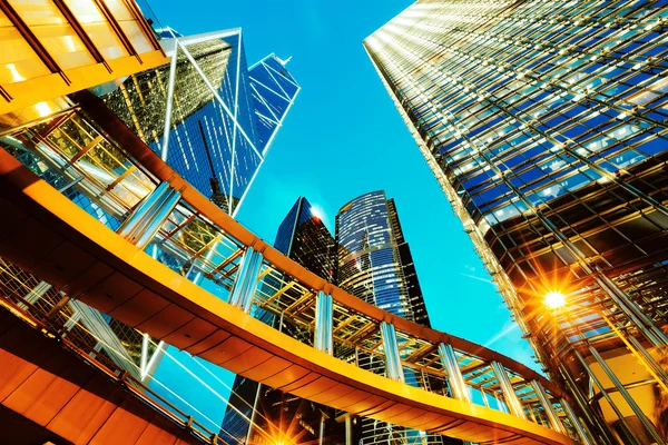 Hong Kong 'daki modern ofis binaları