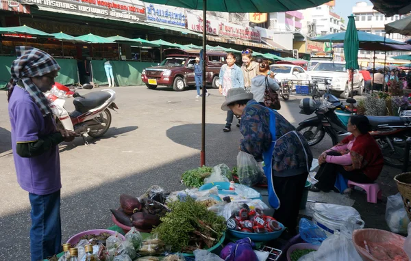 Mercado Warorot Chiangmai Tailândia — Fotografia de Stock