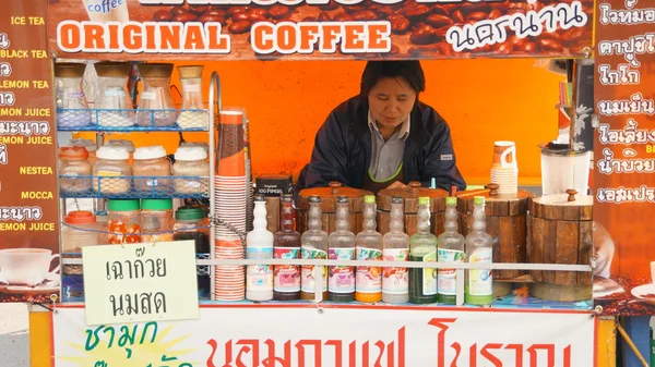 Вуличних кафе в Чіанг травня, Таїланд — стокове фото
