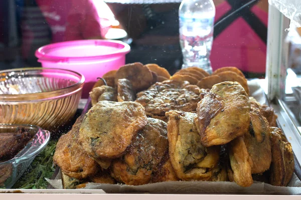 Puesto Comida Callejera México Comida Típica Mexicana — Foto de Stock