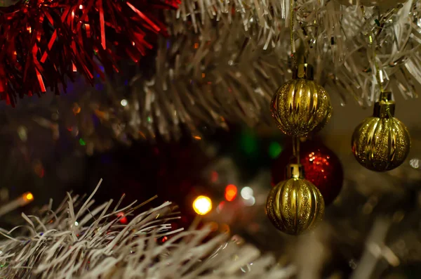 Details Decoration Christmas Tree — Stock Photo, Image