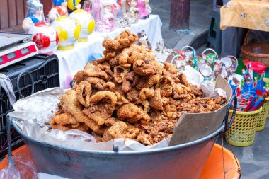 Geleneksel Çıtır Domuz Derisi Sokak Yemeği Market Ayarları