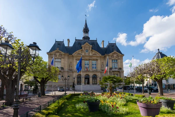 Suresnes Franciaország Április 2021 Külső Kilátás Városháza Suresnes Város Hauts — Stock Fotó