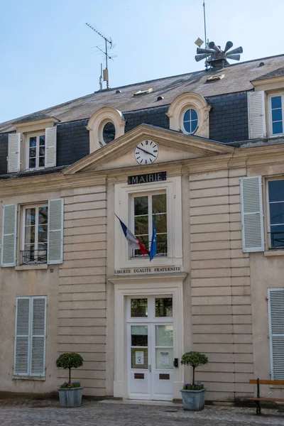 Buitenaanzicht Van Het Gemeentehuis Van Bievres Het Departement Essonne Frankrijk — Stockfoto
