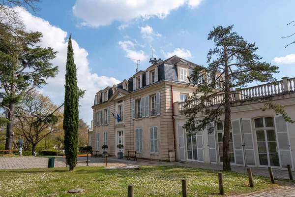 Vista Esterna Del Municipio Bievres Nel Dipartimento Essonne Francia Municipio — Foto Stock