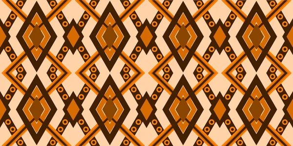 Parlak etnik arka plan. Simetrik geometrik süsleme ile Seamless modeli. Süs canlı duvar kağıdı. Vektör çizim