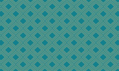 Yeşil arka planda soyut sarı süsleme deseni. Sancağınız için tasarım.