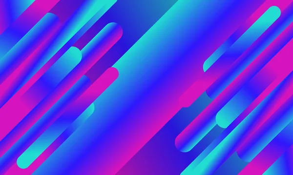 Abstrait Bleu Rose Dégradé Formes Arrondi Fond Ligne Conception Pour — Image vectorielle