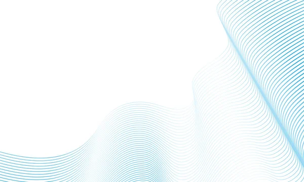 Soyut stil mavi dalgalı çizgiler arka plan. Broşür tasarımınız için yeni bir biçim.