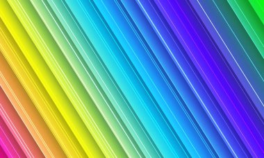 Soyut renkli gökkuşağı ve çizgi arkaplanı. Tasarımlar için arka plan.