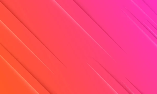 Orange Und Rosa Farbverlauf Stil Des Papierschnitts Mit Schatten Hintergrund — Stockvektor