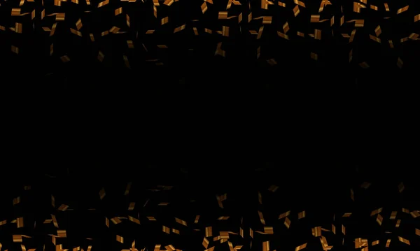 Confettis Sur Fond Noir Nouveau Style Pour Conception Votre Entreprise — Image vectorielle