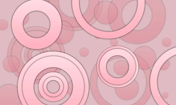 Rose Abstrait Avec Fond Cercle Géométrique Modèle Complètement Nouveau Pour — Image vectorielle