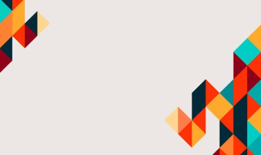 Renkli geometrik üçgen arka plan. Web siteniz için yeni bir doku.