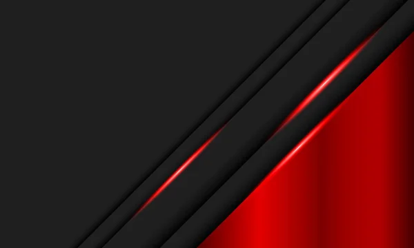 Černé Pruhy Červená Metalíza Červenými Světelnými Liniemi Nejlepší Inteligentní Design — Stockový vektor