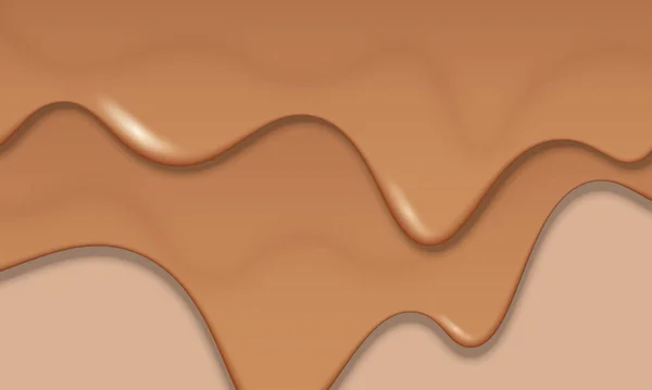 Sfondo Cioccolato Fondente Marrone Illustrazione Vettoriale Modello Spot Pubblicitari — Vettoriale Stock