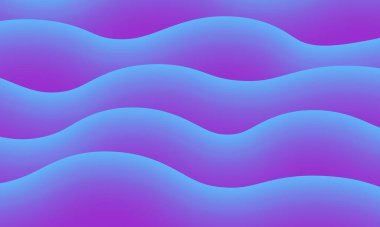 Soyut mavi ve mor dalga sıvısı arkaplanı. Vektör çizimi. İş tasarımınız için yeni biçim.