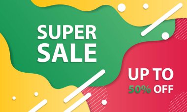 Eğimli dalgalı arka plan satışı. Vektör illüstrasyonu.