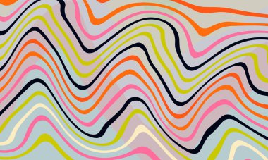 Psikedelik arka plan. Vektör illüstrasyonu.