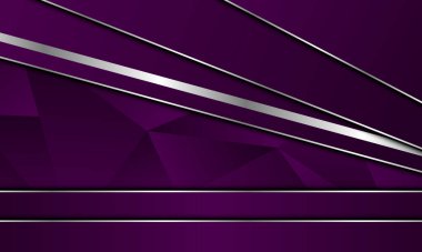 Mavi çizgili ve metalik çizgili soyut lüks. Vektör illüstrasyonu.