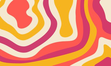 Psikedelik arka plan. Renkli soyut arka plan. Vektör illüstrasyonu.