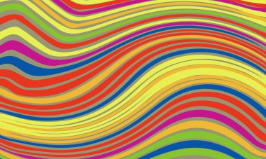 Psikedelik arka plan. Renkli soyut arka plan. Vektör illüstrasyonu