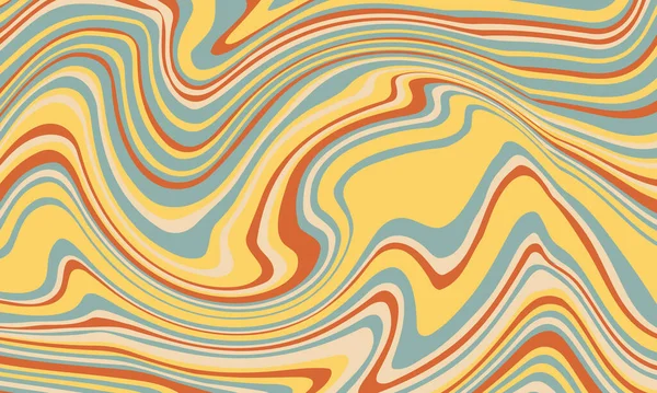 サイケデリックなグルーヴの背景 カラフルな抽象的な背景 ベクターイラスト — ストックベクタ