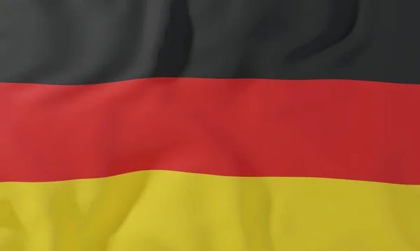 Fondo Bandera Alemania Ilustración Representación — Foto de Stock