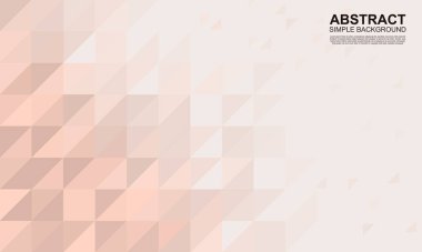 Açık kırmızı üçgen karo arka plan. Soyut model arkaplanı. Vektör illüstrasyonu.