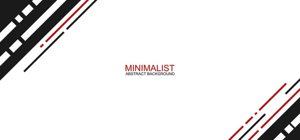 Minimalist siyah ve kırmızı köşegen çizgileri ve çizgili arka plan. Soyut arkaplan. Vektör illüstrasyonu.