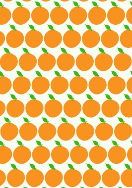 Kusursuz turuncu el çizimi. Vektör çizimi. Soyut arkaplan.