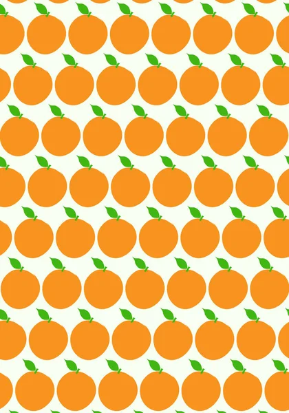 Bezszwowe Pomarańczowy Ręka Rysować Wzór Tła Ilustracja Wektora Streszczenie Tła — Wektor stockowy