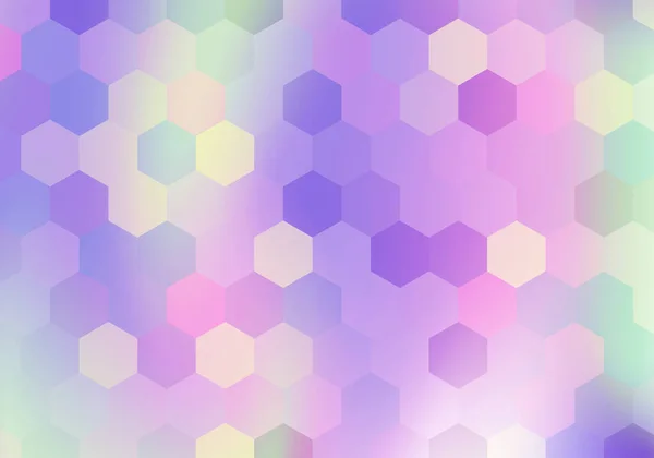 Gradient Hexagonal Background Vector Illustration Abstract Background — Stock Vector