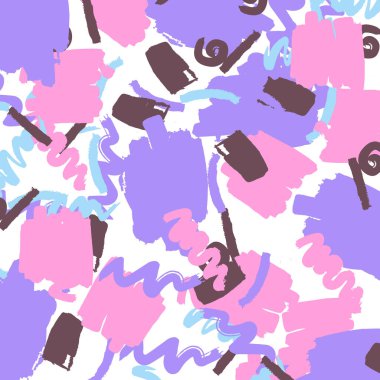 Soyut el boyası desenli arka plan. Vektör çizimi. Soyut arkaplan.