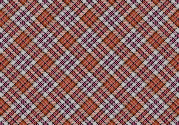 Seamless Tartan Plaid Pattern Texture Background Vector Illustration — Stockový vektor