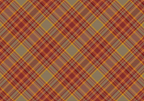 Seamless Tartan Plaid Pattern Background Fabric Texture Vector Illustration — Stock Vector