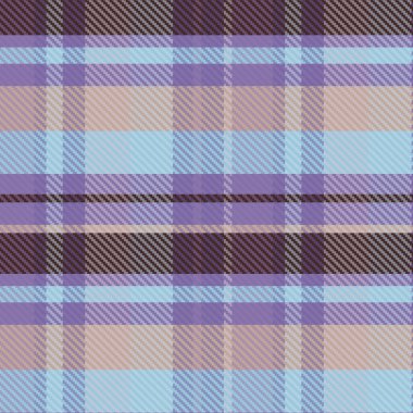 Kusursuz ekose desenli arka plan. Kumaş dokusu. Vektör illüstrasyonu.