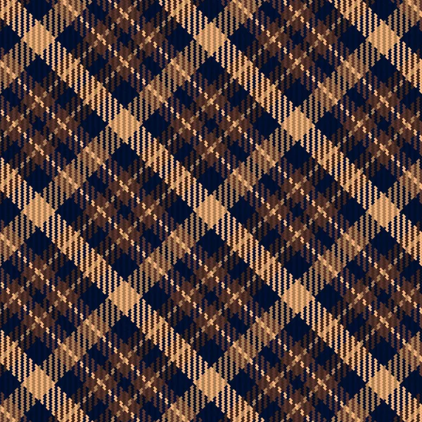 Seamless Tartan Plaid Pattern Background Fabric Texture Vector Illustration — Stock Vector