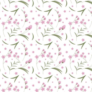 Soyut organik çiçek desenli arka plan. Vektör illüstrasyonu.