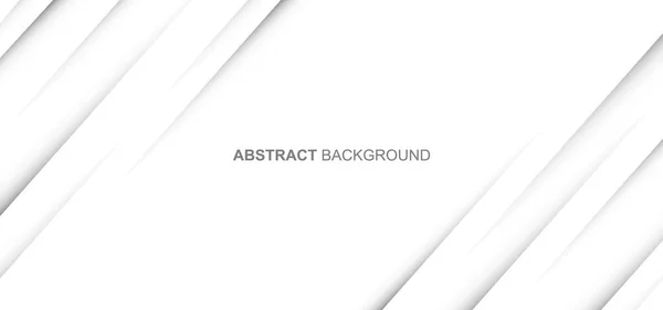 Minimaliste Abstrait Lignes Dynamiques Blanches Arrière Plan Illustration Vectorielle — Image vectorielle