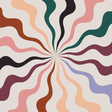 Soyut psikedelik moda arka plan. Vektör illüstrasyonu.