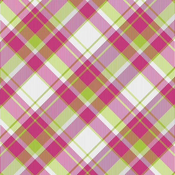 Bezešvé Tartan Kostkované Vzor Pozadí Textilní Textura Vektorová Ilustrace — Stockový vektor